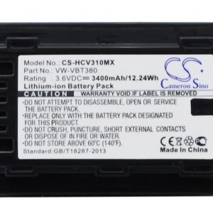 Panasonic VW-VBT380 akku 3400 mAh