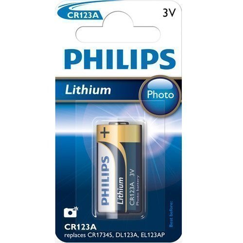 Philips 3V CR123A Lithium 1-pack