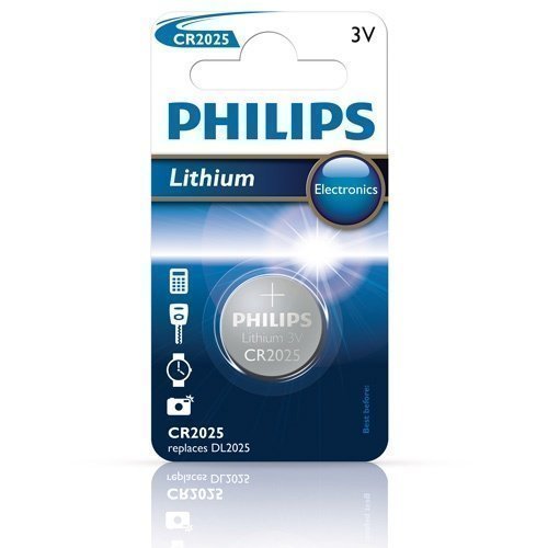 Philips 3V CR2025 Lithium 1-pack