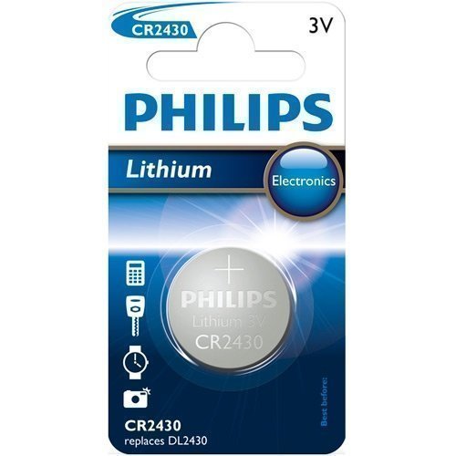Philips 3V CR2430 Lithium Cell 1-pack