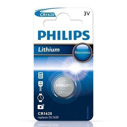 Philips CR1620 Lithium 3V 1-pack