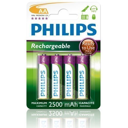 Philips NiMH Ready AA/2500 4-pack
