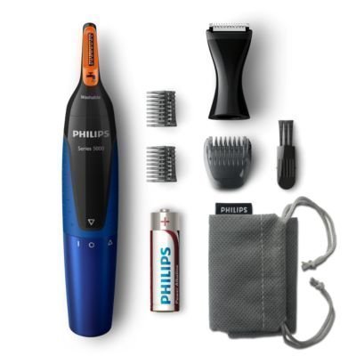 Philips Nosetrimmer Series 5000 Nenä Ja Kaulakarvojen Sekä Pulisonkien Trimmeri NT5175/16