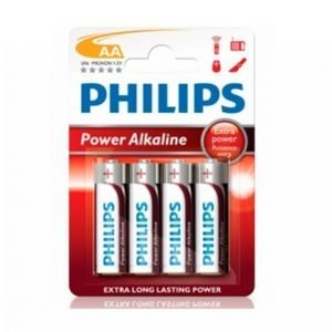 Philips Power Alkaline Aa Lr06 4-Pakkaus