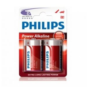 Philips Power Alkaline D Lr20 2-Pakkaus