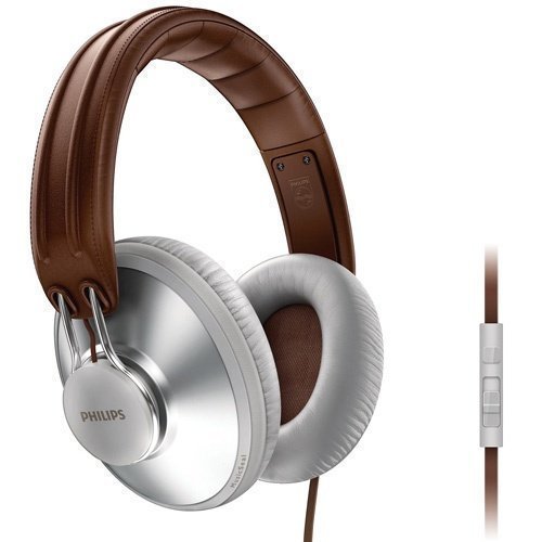 Philips SHL5905GY FullSize with Mic1 Brown / Silver / White