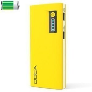 Power Bank DOCA 13000mAh Matkapuhelimille & Tableteille