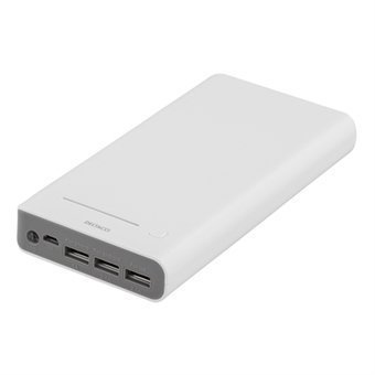 Powerbank 8000mAh 3xUSB 3A Valkoinen