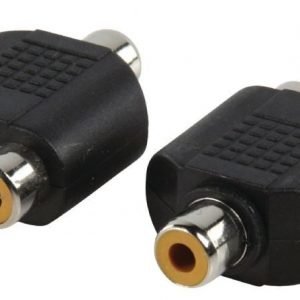 RCA naaras - 2x RCA naaras adapteri