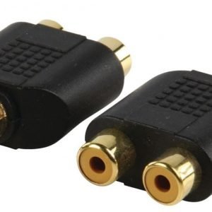 RCA uros - 2x RCA naaras adapteri