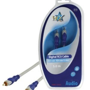 RCA uros - RCA uros 75 Ohm johto 5.00 m