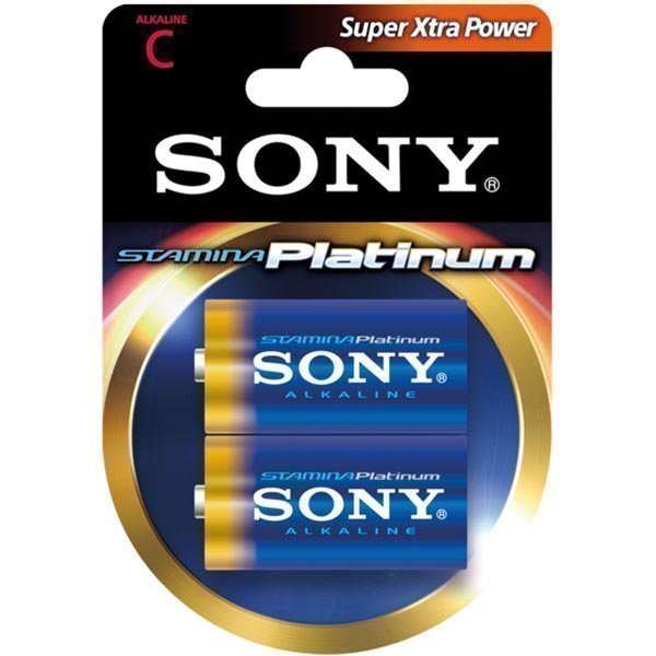 SONY Platina paristo C-LR14 Stamina PLATINUM 2-pakkaus