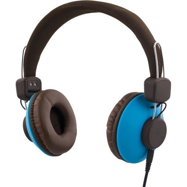 STREETZ Headset mikrofonilla vastuauspainike 1 3m ruskea/sininen