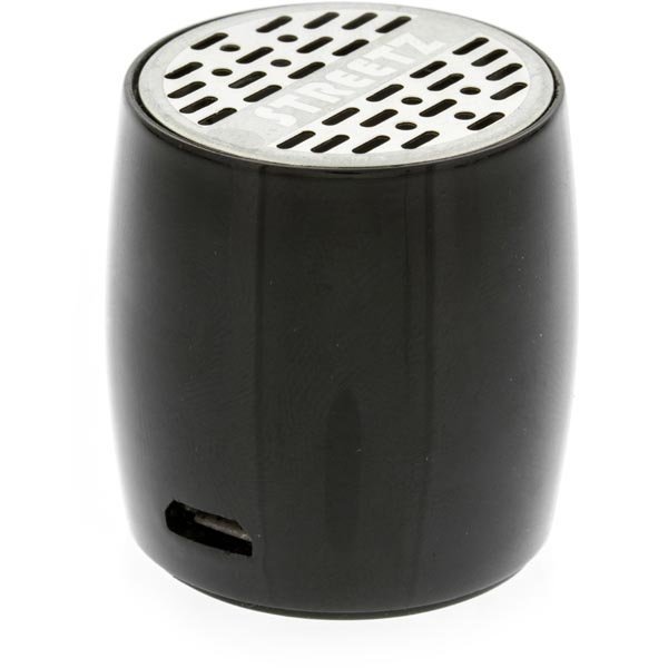 STREETZ Mini Bluetooth-kaiutin 300mAh Li-Ion akku 3w musta