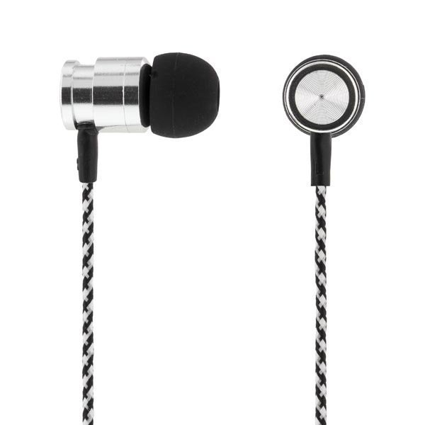 STREETZ in-ear kuulokkeet kangaspäälysteisellä kaapelilla 1 2m h