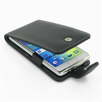 Samsung Galaxy S WiFi 4.2 PDair Leather Case Black