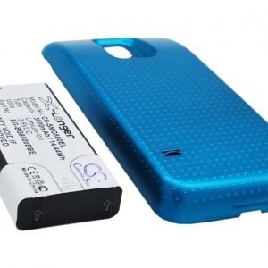 Samsung Galaxy S5 Mini SM-G800f tehoakku 3800 mAh ERILLISELLÄ SINISELLÄTAKAKANNELLA