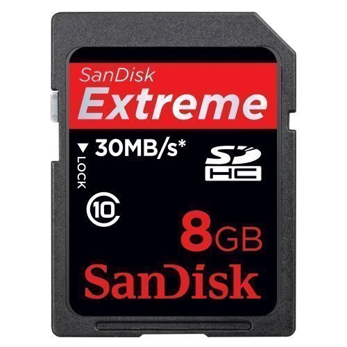 SanDisk Extreme HD Video SDHC 30MB/s 8GB
