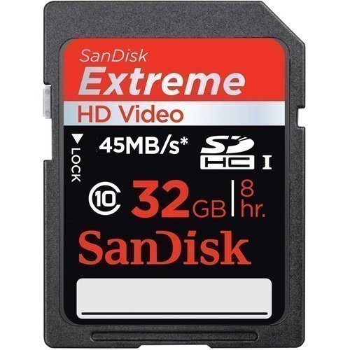 SanDisk SDHC eXtreme Video HD 32GB 45MB/SEK