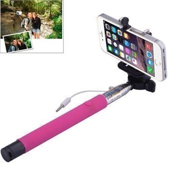 Selfie Stick itselaukaisimella Pinkki