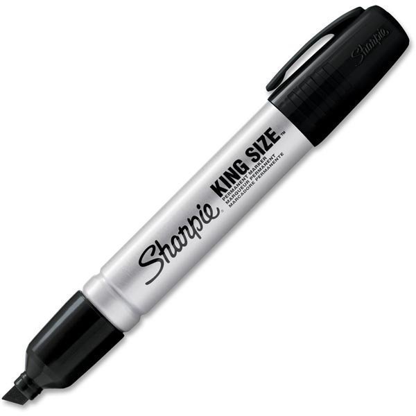 Sharpie King Size permanent marker musta 12-pack