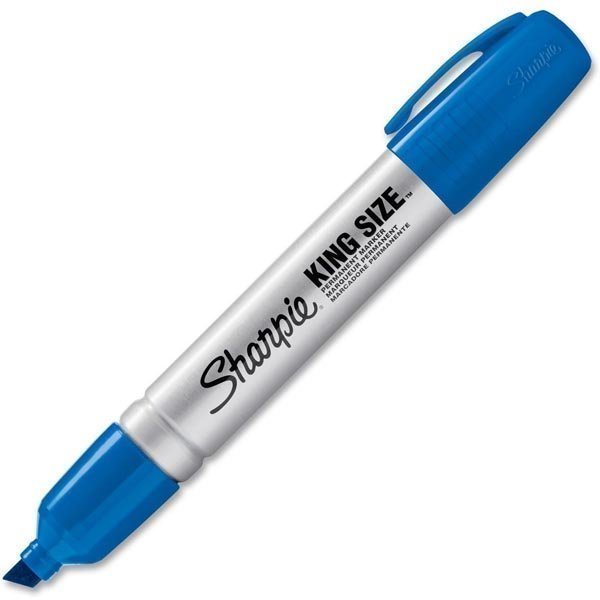 Sharpie King Size permanent marker sininen 12-pack