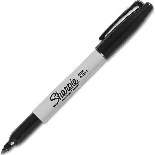 Sharpie merkkauskynä fine 12 kpl musta