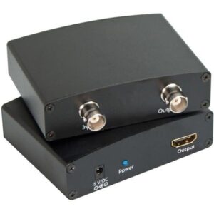 Siganaalinmuunin SDI - HDMI BNC SDI Loop Out musta