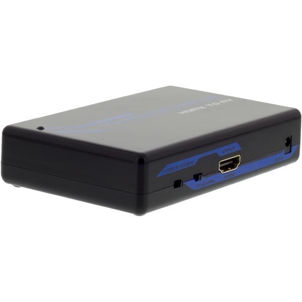 Signaalinmuunnin HDMI - S-video/ kompos.video PAL/ NTSC HDCP musta