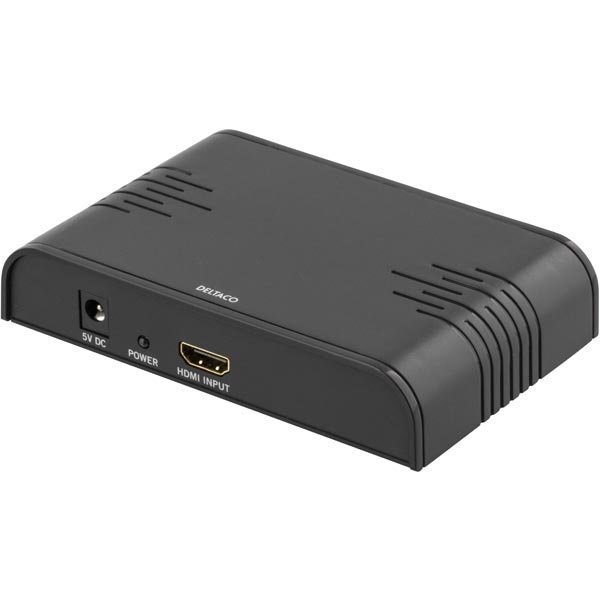 Signaalinmuunnin HDMI Standardi 19-pin na - SCART PAL musta