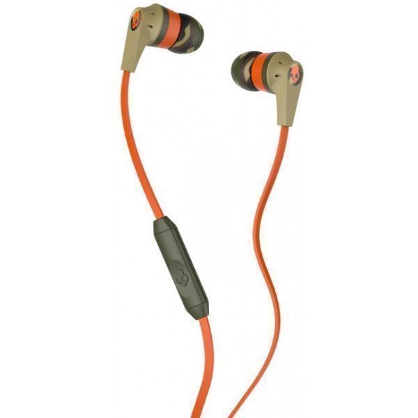 Skullcandy RIOT IN-EAR W/MIC 1 CAMO/ORANGE/SLATE Nappikuuloke