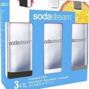 SodaStream TrioPack -pullot (3x1 litraa)