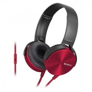 Sony Mdr-Xb450ap Xtra Bass Kuulokkeet Punainen