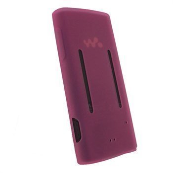 Sony Walkman NWZ-E450 iGadgitz Silikonikotelo Pinkki