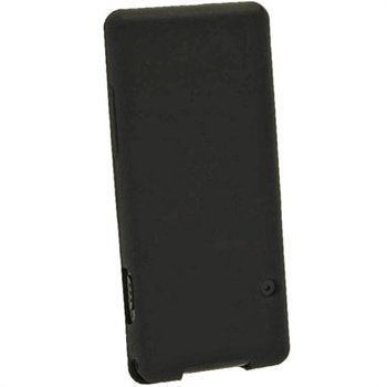 Sony Walkman NWZ-E473 NWZ-E474 iGadgitz Silikonikotelo Musta