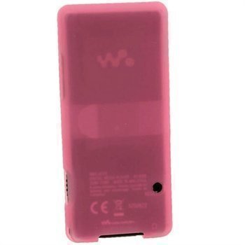 Sony Walkman NWZ-E473 NWZ-E474 iGadgitz Silikonikotelo Pinkki