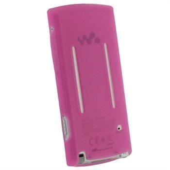 Sony Walkman NWZ-S765 NWZ-S764 iGadgitz Silikonikotelo Pinkki