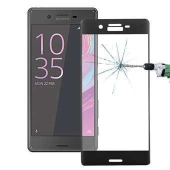 Sony Xperia X Näytönsuoja karkaistua lasia Musta