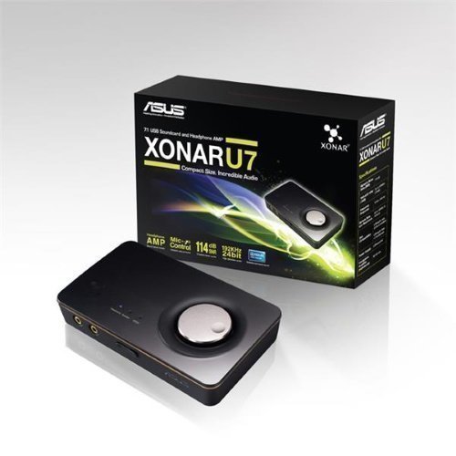 Soundcard-Extern Asus Xonar U7 USB 7.1 USB External Sound Card