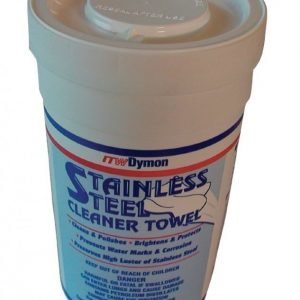Stainless steel cleaner wipes