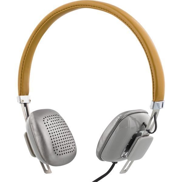 Streetz headset mic vastauspainike 1 3m kaapeli ruskea/hopea