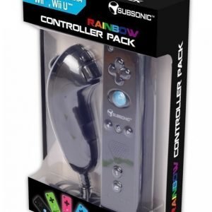 Subsonic Wii / Wii U Rainbow Controller Black
