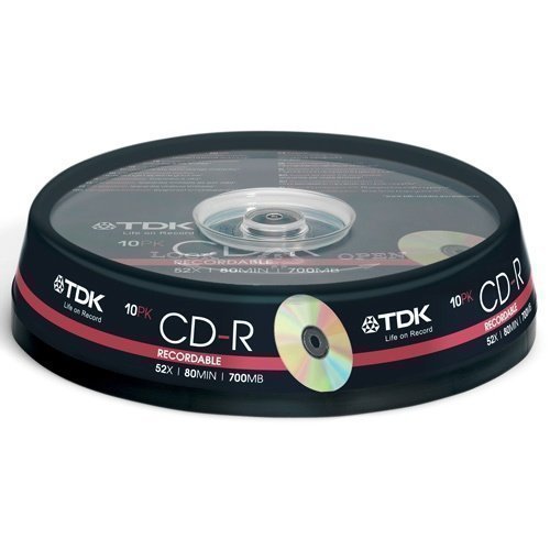 TDK CD-R 52x 80min 17000 10-pack