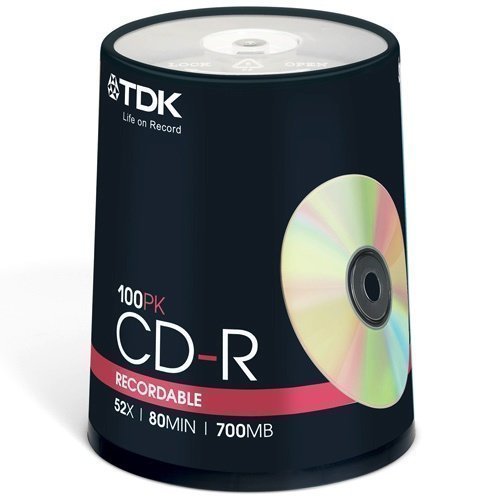TDK CD-R 52x 80min 17000 100-pack