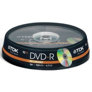 TDK DVD-R 4.7GB 10-pack