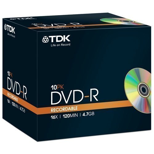 TDK DVD-R 4.7GB 10-pack