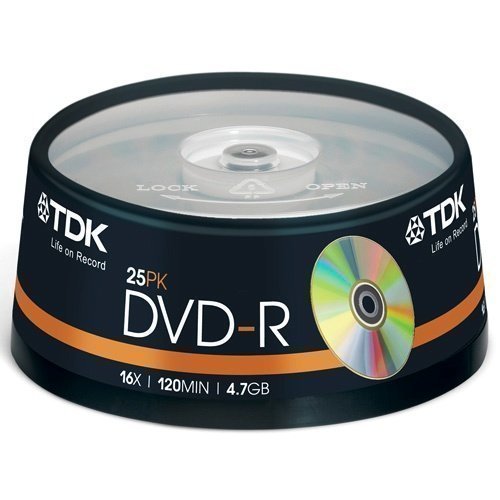 TDK DVD-R 4.7GB 25-pack