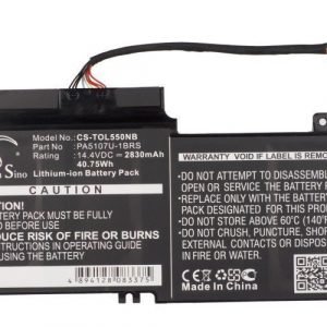 Toshiba Satellite P55 L55t ja S55t akku - 2830 mAh