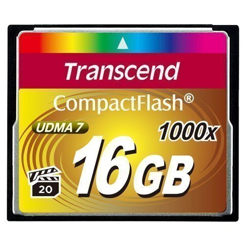 Transcend Compact Flash 1000x 16GB