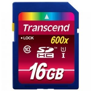 Transcend Sdhc Card 16gt Class 10 Uhs-I